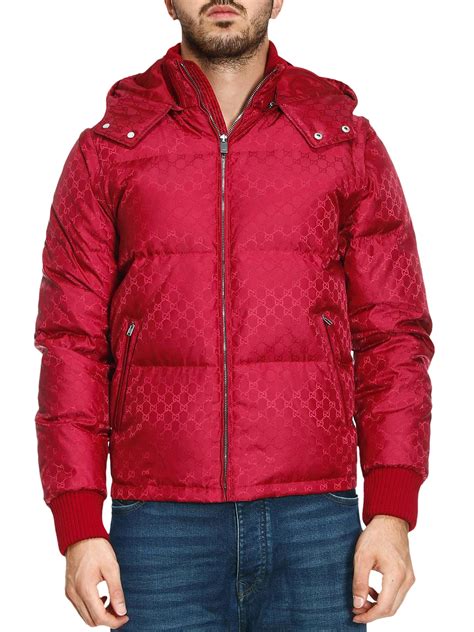 gucci jacquard puffer jacket